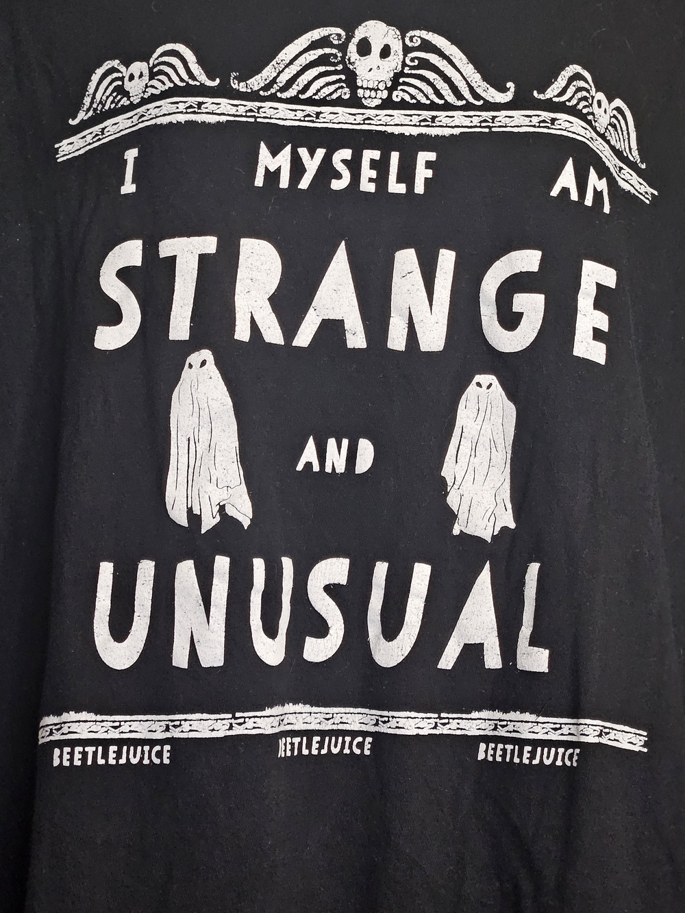 Torrid Beetlejuice "I Myself Am Strange and Unusual" Tee - Picture 2 of 3